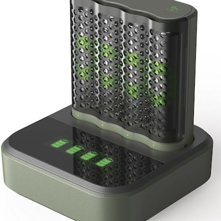 GP Batteries ReCyko M452 Φορτιστής 4 Μπαταριών Ni-MH Μεγέθους AA