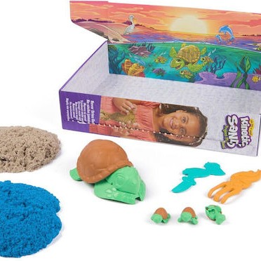 Spin Master Παιχνίδι Κατασκευών με Άμμο Turtle Beach Set για Παιδιά 3+ Ετών