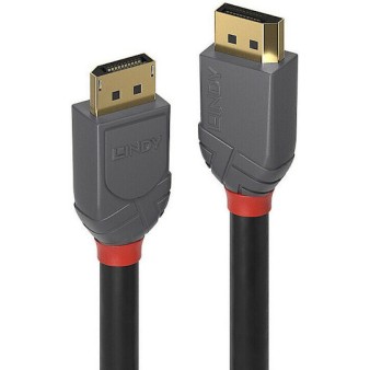 Lindy Cable DisplayPort male - DisplayPort male 7.5m Μαύρο (36485)