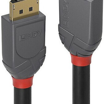 Lindy Cable DisplayPort male - DisplayPort male 7.5m Μαύρο (36485)