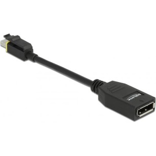 DeLock Μετατροπέας mini DisplayPort male σε DisplayPort female (65978)