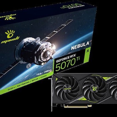 Manli GeForce RTX 5070 Ti 16GB GDDR7 Nebula Κάρτα Γραφικών
