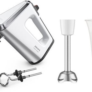 Krups 3 Mix 9000 Deluxe Μίξερ Χειρός 750W Λευκό