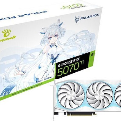 Manli GeForce RTX 5070 Ti 16GB GDDR7 Polar Fox Κάρτα Γραφικών