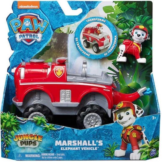 Spin Master Αυτοκινητάκι Paw Patrol Jungle Themed Vehicle Marshall