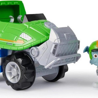 Spin Master Παιχνίδι Μινιατούρα Paw Patrol Jungle Themed Vehicle Rocky