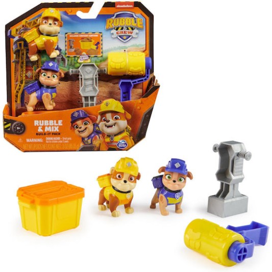 Spin Master Παιχνίδι Μινιατούρα Rubble & Crew Rubble Mix Build-it