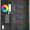Sharkoon AK3 RGB Gaming Midi Tower Κουτί Υπολογιστή με Πλαϊνό Παράθυρο Μαύρο