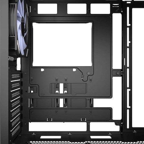 Sharkoon AK3 RGB Gaming Midi Tower Κουτί Υπολογιστή με Πλαϊνό Παράθυρο Μαύρο