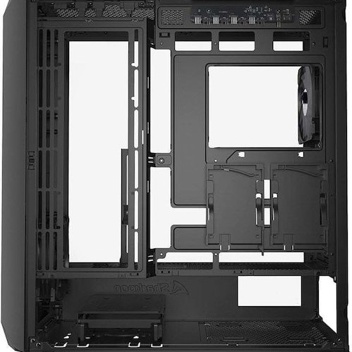 Sharkoon AK3 RGB Gaming Midi Tower Κουτί Υπολογιστή με Πλαϊνό Παράθυρο Μαύρο