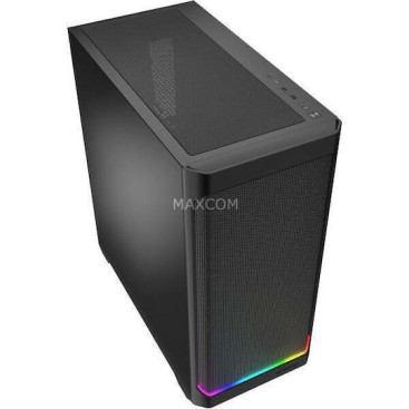 Sharkoon AK4 RGB Gaming Midi Tower Κουτί Υπολογιστή Μαύρο