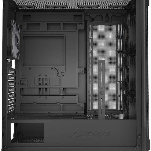 Sharkoon AK4W RGB Strip Gaming Midi Tower Κουτί Υπολογιστή με Πλαϊνό Παράθυρο Μαύρο