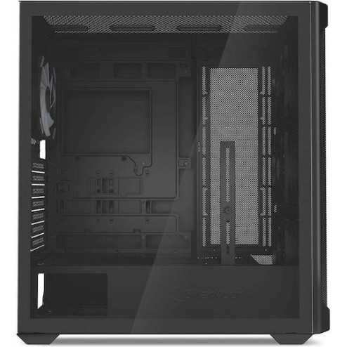 Sharkoon AK4W RGB Strip Gaming Midi Tower Κουτί Υπολογιστή με Πλαϊνό Παράθυρο Μαύρο