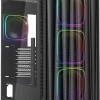 Sharkoon AK5M RGB Gaming Midi Tower Κουτί Υπολογιστή με Πλαϊνό Παράθυρο Μαύρο
