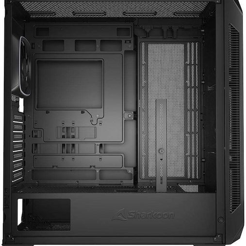 Sharkoon AK5M RGB Gaming Midi Tower Κουτί Υπολογιστή με Πλαϊνό Παράθυρο Μαύρο