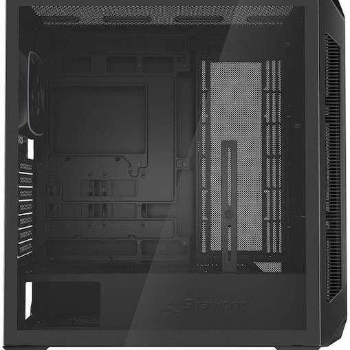 Sharkoon AK5M RGB Gaming Midi Tower Κουτί Υπολογιστή με Πλαϊνό Παράθυρο Μαύρο