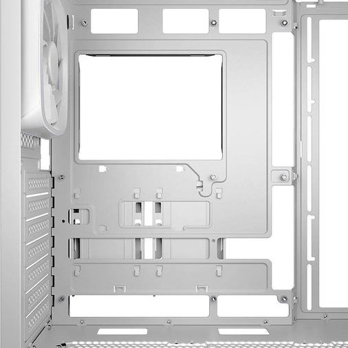 Sharkoon AK5M RGB Gaming Midi Tower Κουτί Υπολογιστή με Πλαϊνό Παράθυρο Λευκό