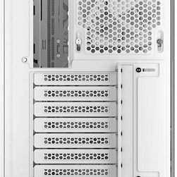 Sharkoon AK5M RGB Gaming Midi Tower Κουτί Υπολογιστή με Πλαϊνό Παράθυρο Λευκό