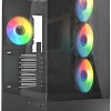 Sharkoon AK6 RGB Midi Tower Κουτί Υπολογιστή Μαύρο
