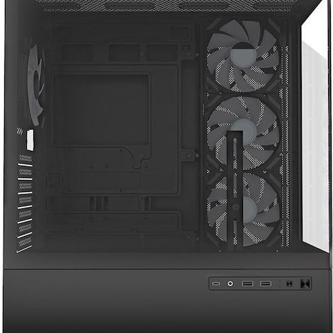 Sharkoon AK6 RGB Midi Tower Κουτί Υπολογιστή Μαύρο