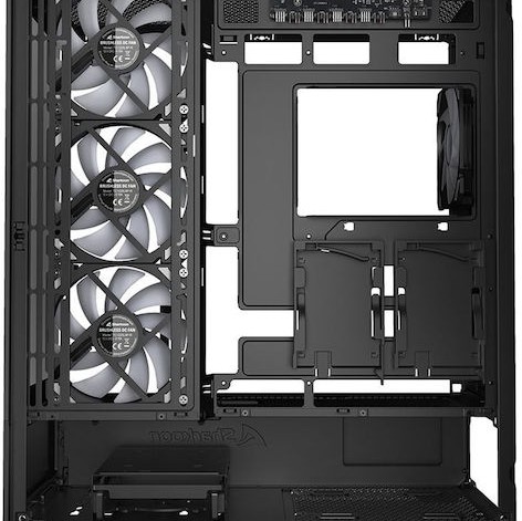 Sharkoon AK6 RGB Midi Tower Κουτί Υπολογιστή Μαύρο