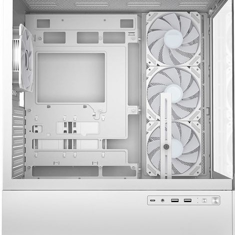 Sharkoon Sharkoon AK6 RGB Midi Tower Κουτί Υπολογιστή με Πλαϊνό Παράθυρο Μαύρο