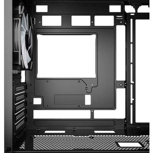 Sharkoon MK2 RGB Gaming Micro Tower Κουτί Υπολογιστή με Πλαϊνό Παράθυρο Μαύρο