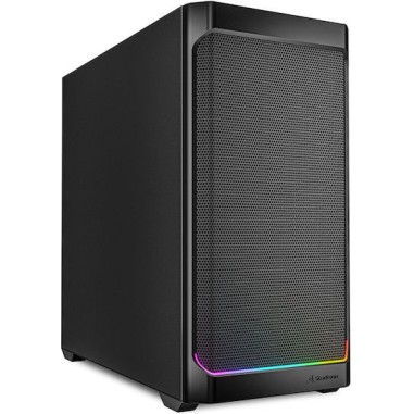 Sharkoon MK4 RGB Strip Gaming Midi Tower Κουτί Υπολογιστή με Πλαϊνό Παράθυρο Μαύρο