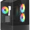 Sharkoon MK6 RGB Micro Tower Κουτί Υπολογιστή με Πλαϊνό Παράθυρο Μαύρο