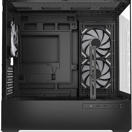 Sharkoon MK6 RGB Micro Tower Κουτί Υπολογιστή με Πλαϊνό Παράθυρο Μαύρο