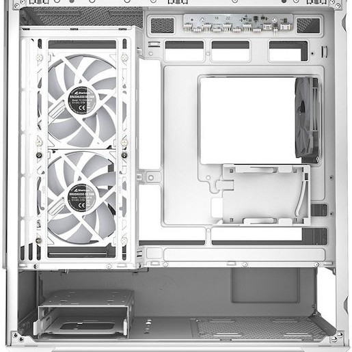 Sharkoon MK6 RGB Micro Tower Κουτί Υπολογιστή με Πλαϊνό Παράθυρο Λευκό