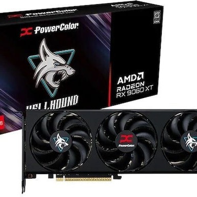 PowerColor Radeon RX 9060 XT 16GB GDDR6 Hellhound Κάρτα Γραφικών