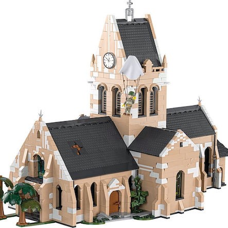 Cobi Τουβλάκια Sainte-Mere-Eglise Church για 7+ Ετών 2280τμχ