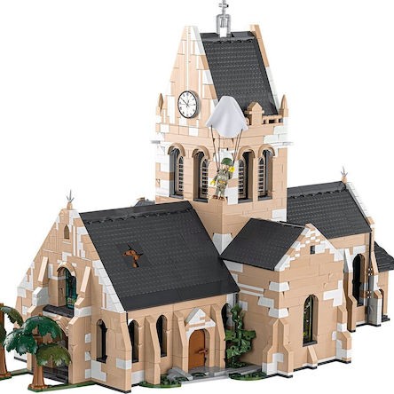 Cobi Τουβλάκια Sainte-Mere-Eglise Church για 7+ Ετών 2280τμχ
