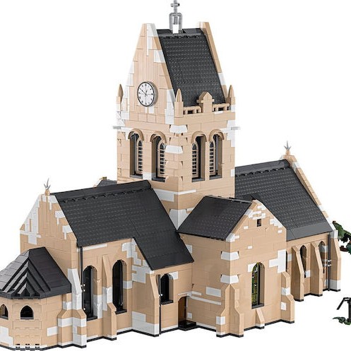 Cobi Τουβλάκια Sainte-Mere-Eglise Church για 7+ Ετών 2280τμχ