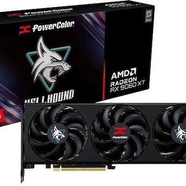 PowerColor Radeon RX 9060 XT 8GB GDDR6 Hellhound Κάρτα Γραφικών