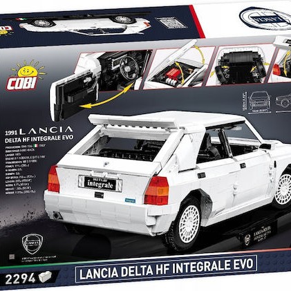Cobi Τουβλάκια Lancia Delta HF Integrale EVO - Executive Edition για 7+ Ετών 2294τμχ