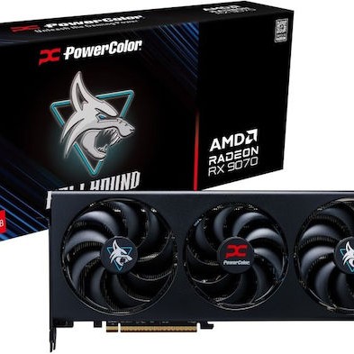 PowerColor Radeon RX 9070 16GB GDDR6 Hellhound Κάρτα Γραφικών