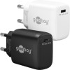 Goobay Φορτιστής Χωρίς Καλώδιο GaN με Θύρα USB-C 25W Power Delivery Λευκός (65368)