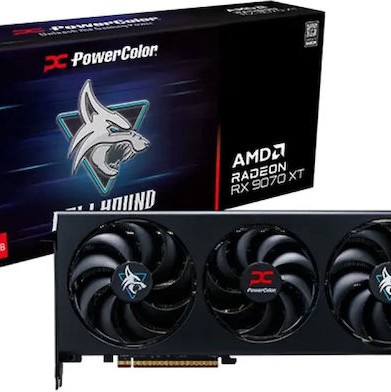 PowerColor Radeon RX 9070 XT 16GB GDDR6 Hellhound Κάρτα Γραφικών