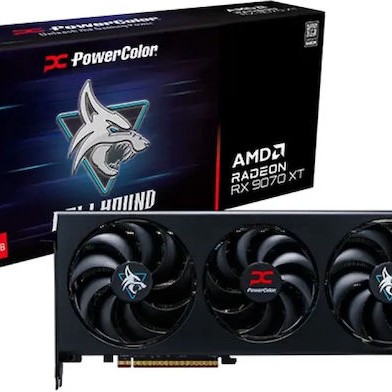 PowerColor Radeon RX 9070 XT 16GB GDDR6 Hellhound Κάρτα Γραφικών