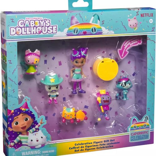 Gabby's Dollhouse Celebration Figure Gift Set