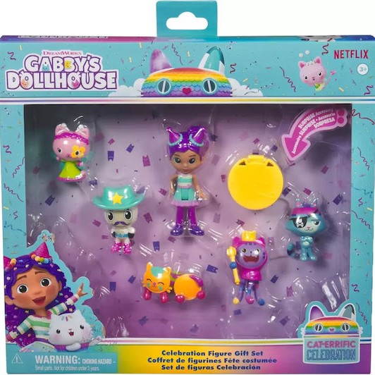 Gabby's Dollhouse Celebration Figure Gift Set