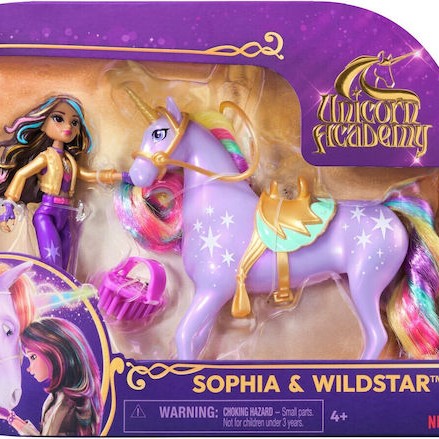 Spin Master Unicorn Academy Σετ Κούκλας Sophia & Wildstar για 3+ Ετών