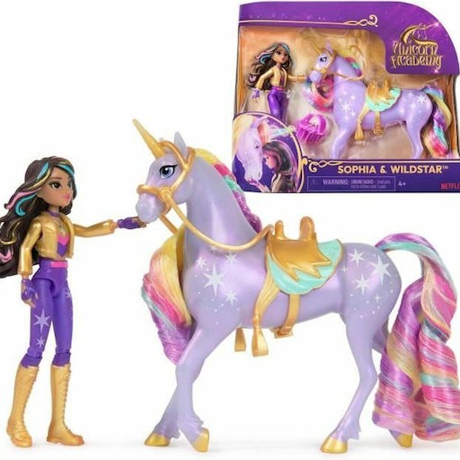 Spin Master Unicorn Academy Σετ Κούκλας Sophia & Wildstar για 3+ Ετών