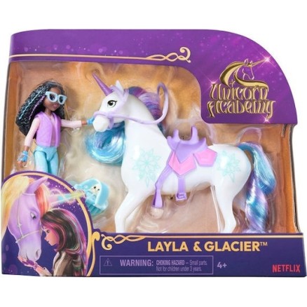 Spin Master Unicorn Academy Σετ Κούκλας Layla & Glacier για 4+ Ετών