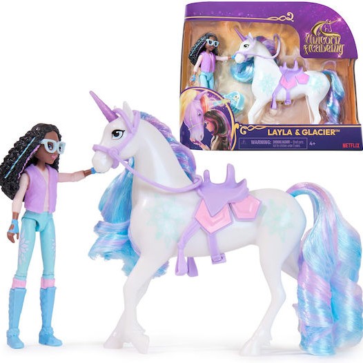 Spin Master Unicorn Academy Σετ Κούκλας Layla & Glacier για 4+ Ετών