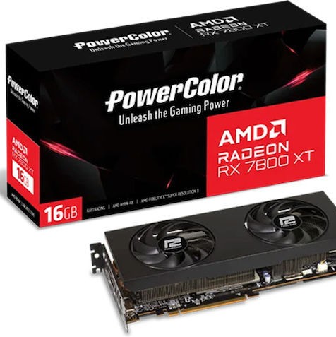 PowerColor Radeon RX 7800 XT 16GB GDDR6 Κάρτα Γραφικών