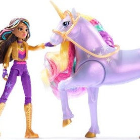 Spin Master Unicorn Academy Σετ Κούκλας Sophia & Light Magic Wildstar για 4+ Ετών