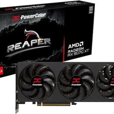 PowerColor Radeon RX 9070 XT 16GB GDDR6 Reaper Κάρτα Γραφικών